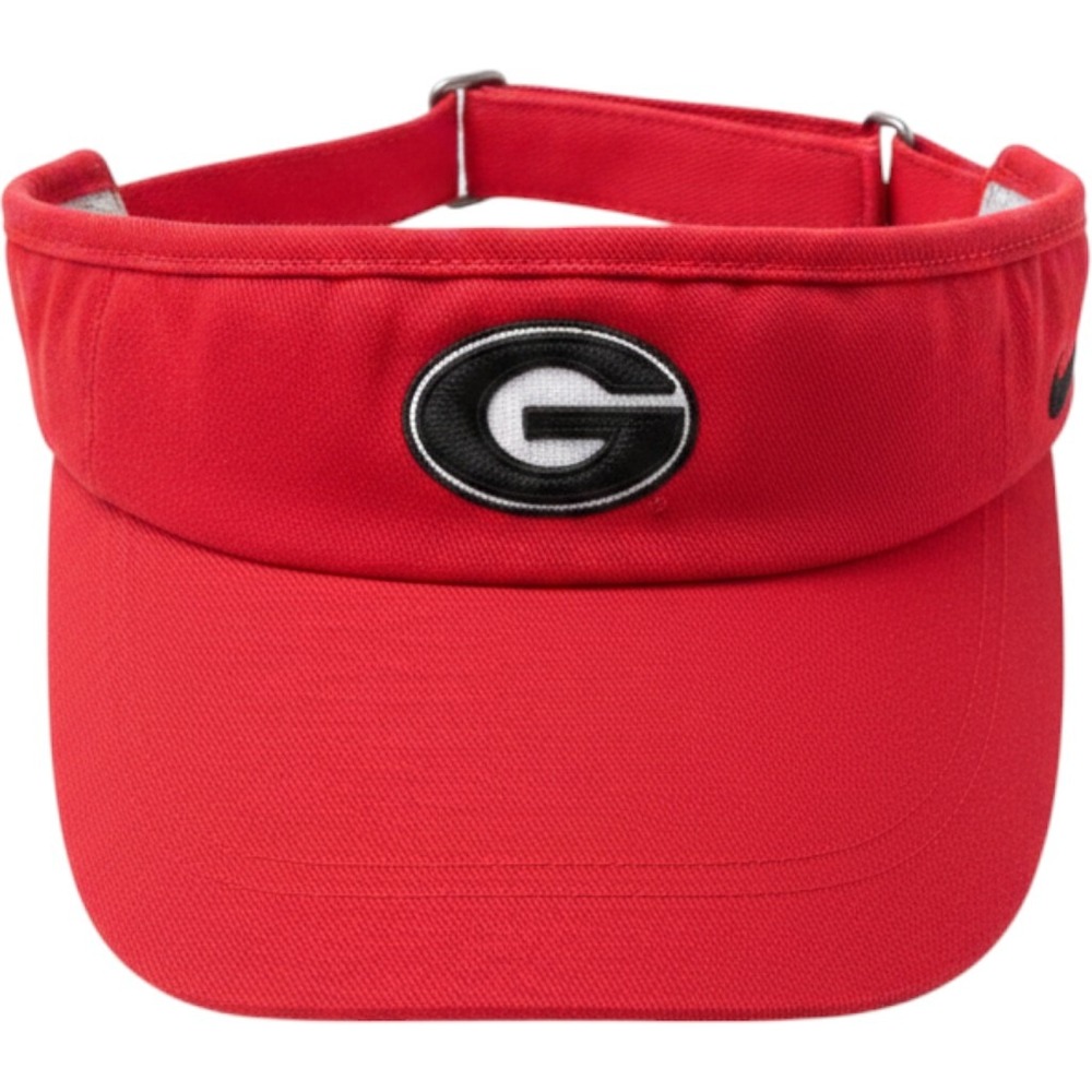 Nike Georgia Bulldogs Dri-FIT Visor Red NCAA Adjustable Hat AH4524-657
